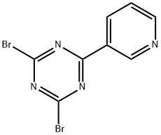 2,4-Dibromo-6-(3-pyridyl)-1,3,5-triazine Structure