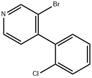 3-Bromo-4-(2-chlorophenyl)pyridine Struktur