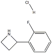 2-(2-fluorophenyl)azetidine hydrochloride Struktur