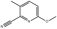 2-cyano-3-methyl-6-methoxypyridine Structure