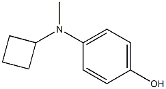 4-(cyclobutylmethylamino)phenol Struktur