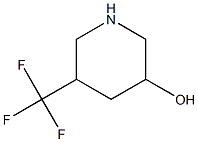 5-三氟甲基-哌啶-3-醇,1378730-75-6,结构式