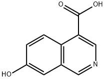 7-羟基异喹啉-4-羧酸 结构式
