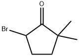 5-bromo-2,2-dimethylcyclopentan-1-one Struktur