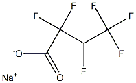 Sodium 2,2,3,4,4,4-hexafluorobutyrate Structure