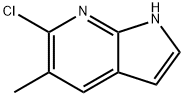 6-chloro-5-methyl-1H-pyrrolo[2,3-b]pyridine|6-氯-5-甲基-1H-吡咯并[2,3-B]吡啶