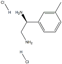 (1S)-1-(3-METHYLPHENYL)ETHANE-1,2-DIAMINE DIHYDROCHLORIDE Structure
