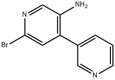 2-Bromo-5-amino-4-(3-pyridyl)pyridine Struktur