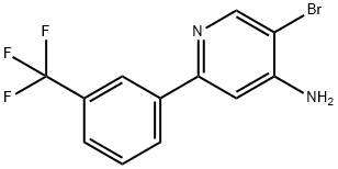 1381935-39-2 4-Amino-3-bromo-6-(3-trifluoromethylphenyl)pyridine