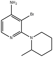 3-BROMO-2-(2-METHYLPIPERIDIN-1-YL)PYRIDIN-4-AMINE|3-BROMO-2-(2-METHYLPIPERIDIN-1-YL)PYRIDIN-4-AMINE