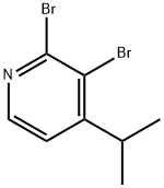 2,3-Dibromo-4-(iso-propyl)pyridine 结构式