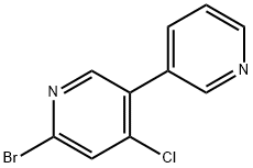 1381937-49-0 2-Bromo-4-chloro-5-(3-pyridyl)pyridine