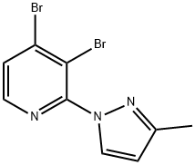 3,4-Dibromo-2-(3-methyl-1H-pyrazol-1-yl)pyridine|