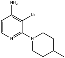 3-BROMO-2-(4-METHYLPIPERIDIN-1-YL)PYRIDIN-4-AMINE|