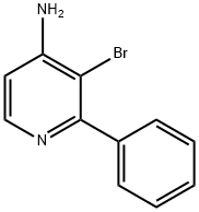 3-BROMO-2-PHENYLPYRIDIN-4-AMINE Struktur