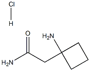 2-(1-氨基环丁基)乙酰胺盐酸盐, 1384428-91-4, 结构式