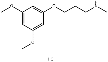 [3-(3,5-dimethoxyphenoxy)propyl](methyl)amine hydrochloride Structure