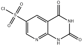 2,4-二氧代-1H,2H,3H,4H-吡啶并[2,3-D]嘧啶-6-磺酰氯 结构式