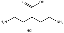 4-amino-2-(2-aminoethyl)butanoic acid dihydrochloride Struktur