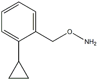 O-[(2-cyclopropylphenyl)methyl]hydroxylamine Structure