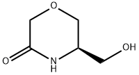 (R)-5-hydroxymethylmorpholine-3-one Structure