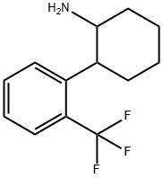 2-[2-(trifluoromethyl)phenyl]cyclohexan-1-amine Struktur