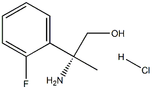 (2R)-2-AMINO-2-(2-FLUOROPHENYL)PROPAN-1-OL HYDROCHLORIDE Structure