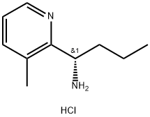 (1S)-1-(3-METHYL(2-PYRIDYL))BUTYLAMINE HYDROCHLORIDE 结构式