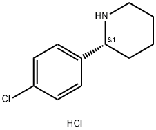 (R)-2-(4-氯苯基)哌啶盐酸盐,1391448-39-7,结构式