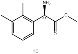 METHYL(2R)-2-AMINO-2-(2,3-DIMETHYLPHENYL)ACETATE HYDROCHLORIDE Struktur