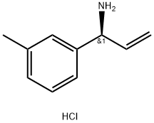 (1S)-1-(3-METHYLPHENYL)PROP-2-EN-1-AMINE HYDROCHLORIDE,1391594-47-0,结构式