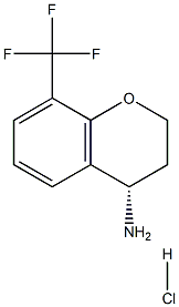 (S)-8-(trifluoromethyl)chroman-4-amine hydrochloride Struktur