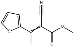 2-Butenoic acid, 2-cyano-3-(2-thienyl)-, methyl ester