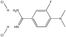 4-(二甲氨基)-3-氟苯-1-甲脒二盐酸,1394042-84-2,结构式