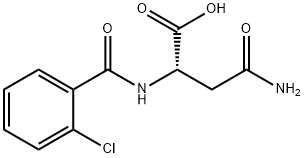 3-carbamoyl-2-[(2-chlorophenyl)formamido]propanoic acid Structure