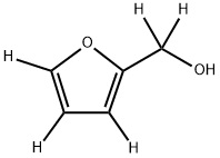 Furfuryl-d5 Alcohol 化学構造式