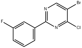 4-Chloro-5-bromo-2-(3-fluorophenyl)pyrimidine|