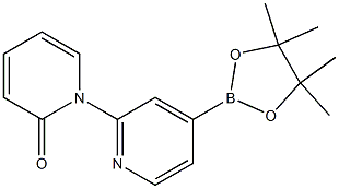4'-(4,4,5,5-tetramethyl-1,3,2-dioxaborolan-2-yl)-2H-[1,2'-bipyridin]-2-one Struktur