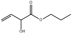 propyl 2-hydroxybut-3-enoate 化学構造式