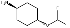 反式-4-(二氟甲氧基)环己烷-1-胺,1403864-40-3,结构式