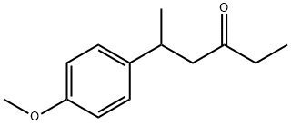 3-Hexanone, 5-(4-methoxyphenyl)- Structure