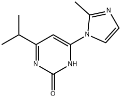 2-Hydroxy-4-(1H-2-methylimidazol-1-yl)-6-(iso-propyl)pyrimidine Structure