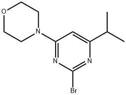 2-Bromo-4-morpholino-6-(iso-propyl)pyrimidine Structure