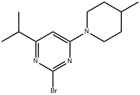 2-Bromo-4-(4-methylpiperidin-1-yl)-6-(iso-propyl)pyrimidine|