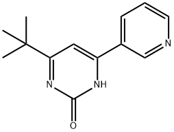 2-hydroxy-4-(pyridin-3-yl)-6-(tert-butyl)pyrimidine Structure