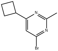 4-bromo-6-cyclobutyl-2-methylpyrimidine|