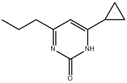 2-hydroxy-4-(n-propyl)-6-cyclopropylpyrimidine Structure