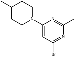 1412957-76-6 4-bromo-2-methyl-6-(4-methylpiperidin-1-yl)pyrimidine