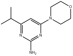 2-Amino-4-morpholino-6-(iso-propyl)pyrimidine Structure