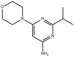 4-Amino-2-(iso-propyl)-6-morpholinopyrimidine Structure